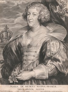 Maria de Medices Regina Franciæ, moeder van drie koningen door Paulus Pontius