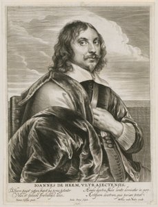 Portret van Johannes de Heem door Paulus Pontius