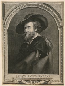 Portret van Peter Paul Rubens door Paulus Pontius