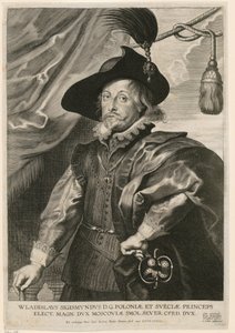 Portret van Wladislaus IV Wasa, prins van Polen en Zweden door Paulus Pontius