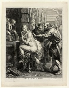 Susanna en de ouderlingen door Paulus Pontius