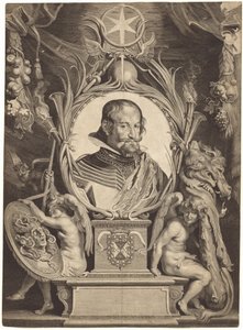 Gaspar de Guzmán, Graaf van Olivares door Paulus Pontius, after Sir Peter Paul Rubens, after Diego Velázquez