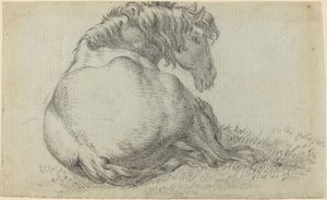 Rustend paard