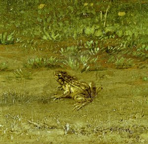 Pad, detail van Een landgenoot met zijn kudde (detail)