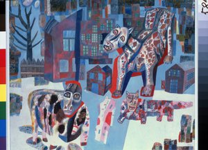 Dieren door Pawel Nikolajewitsch Filonow