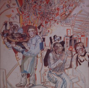 Restaurant door Pavel Nikolayevich Filonov