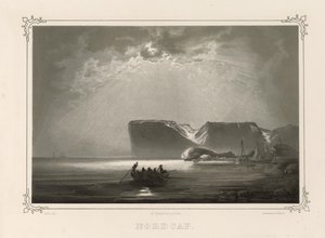 Nordcap. Illustratie uit het boek Noorwegen voorgesteld in tekeningen van Asbjørnsen, P.Chr. en uitgegeven door Chr. Tønsberg (no, 1848) door Peder Balke