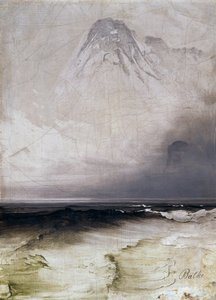 Zee en mist door Peder Balke