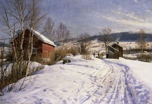 Een Winterlandschap, Lillehammer