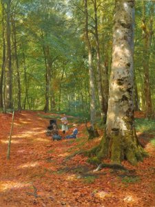 P. Mönsted, In de boslichting