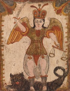 Aartsengel Sint Michaël, c. 1810 door Pedro Antonio Frésquis