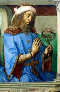 Ptolemaeus, Alexandrijnse Griekse astronoom en geograaf, eind 15e eeuw door Pedro Berruguete