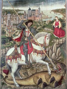 Sint Joris en de Draak door Pedro Nisart