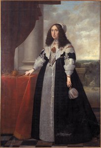Portret van aartshertogin Cecilia Renata van Oostenrijk (1611-1644), koningin van Polen, door Danckers de Rij, Peeter (c. 1605-1661)