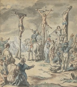 De Kruisiging van Christus, eind 18e eeuw door Pehr Hörberg