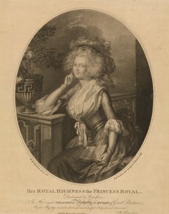 Hare Koninklijke Hoogheid de Prinses Royal door Peltro W. Tomkins