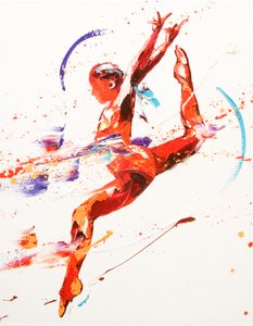 Gymnast Twee, 2010 door Penny Warden