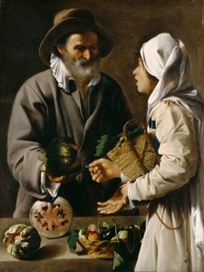 De Fruitverkoper door Pensionante de Saraceni