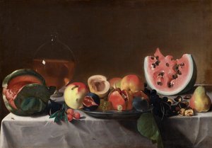 Stilleven met Fruit en Karaf