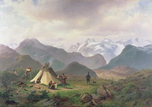 Motief uit Kvikkjokk, 1862