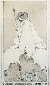 Illustratie voor gedicht Adonais, Elegie op de dood van John Keats