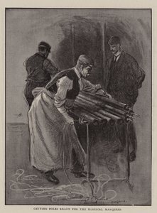 Palen klaarmaken voor de Ziekenhuistenten door Percy F.S. Spence