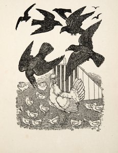 Een Rekenkundige Kraai, uit Honderd Anekdotes van Dieren, uitgegeven 1924 door Percy J. Billingshurst