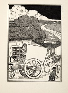 Een dragershond, uit Honderd anekdotes van dieren, pub. 1924 door Percy J. Billingshurst