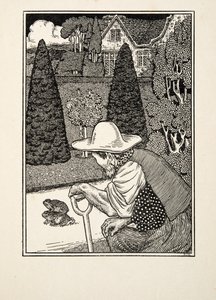 Een Trouwe Metgezel, uit Honderd Anekdotes van Dieren, uitgegeven 1924