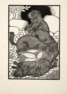 Taakverdeling, uit Honderd anekdotes van dieren, pub. 1924 door Percy J. Billingshurst
