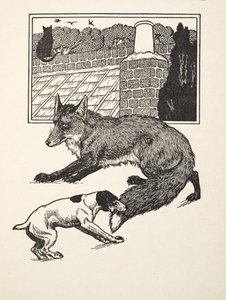 Vossenjacht, uit Honderd anekdotes van dieren, pub. 1924 door Percy J. Billingshurst