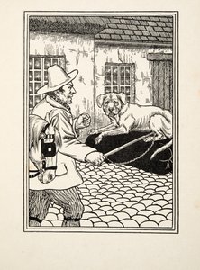 Onverzettelijke trouw, uit Honderd anekdotes van dieren, pub. 1924