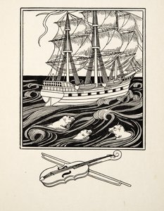 Muzikale Zeehonden, uit Honderd Anekdotes van Dieren, pub. 1924 door Percy J. Billingshurst