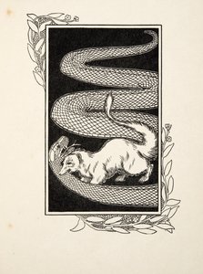 Slangenvernietigers, uit Honderd Anekdotes van Dieren, uitgegeven 1924 door Percy J. Billingshurst