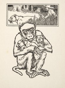 Om hulp vragen, uit Honderd Anekdotes van Dieren, pub. 1924 door Percy J. Billingshurst
