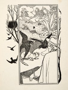 De Kat en Kraaien, uit Honderd Anekdotes van Dieren, pub. 1924 door Percy J. Billingshurst