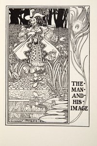 De man en zijn beeld, uit Fontaine Fabels, pub. 1905 door Percy J. Billingshurst