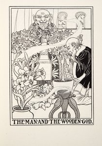 De Man en de Houten God, uit Fontaine Fabels, uitgegeven 1905 door Percy J. Billingshurst