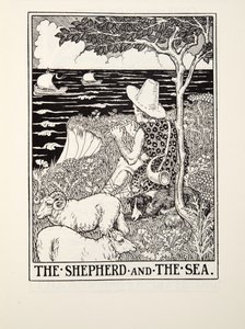 De Herder en de Zee, uit Fontaine Fabels, uitgegeven 1905