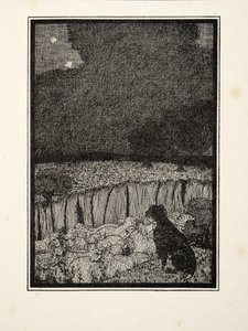 De herdershond, uit Honderd anekdotes van dieren, pub. 1924 door Percy J. Billingshurst