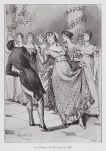 Dansen: Sir Roger de Coverley door Percy Macquoid