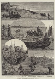 Onze visserij-industrieën, makreelvissen in Eastbourne (gravure)