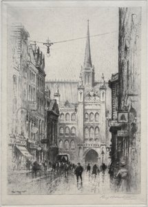 Guildhall door Percy Robertson
