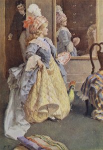 Illustratie voor Little Women door Louis M Alcott door Percy Tarrant