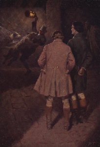 Illustratie voor Wuthering Heights door Emily Bronte door Percy Tarrant