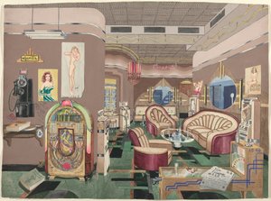 Cocktail lounge, 1946