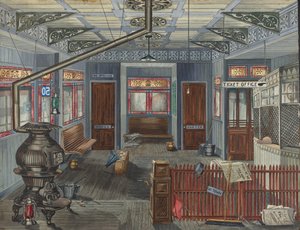 Interieur van El Station