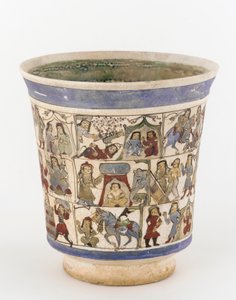 Beker met de Shahnama, Kashan, Iran, Saljuq-periode