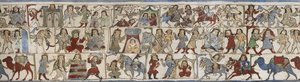 Beker met afbeelding van de "Shahnama", Kashan, Iran, Saljuq-periode, eind 12e eeuw door Persian School