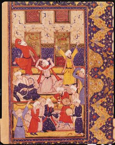 Fol.5r Initiatiedans, uit een gedichtenboek van Hafiz Shirazi door Persian School
